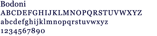 Bodoni